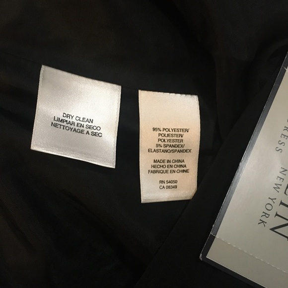 Anne Klein sz 6 All Around Multi Layered Black Dress with Layered Satin Accent - Picture 6 of 8